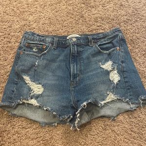 Abercrombie jean shorts
